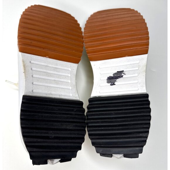 Stylus Womens Yellow & White Canvas Sneakers Size 36 - Picture 7 of 8